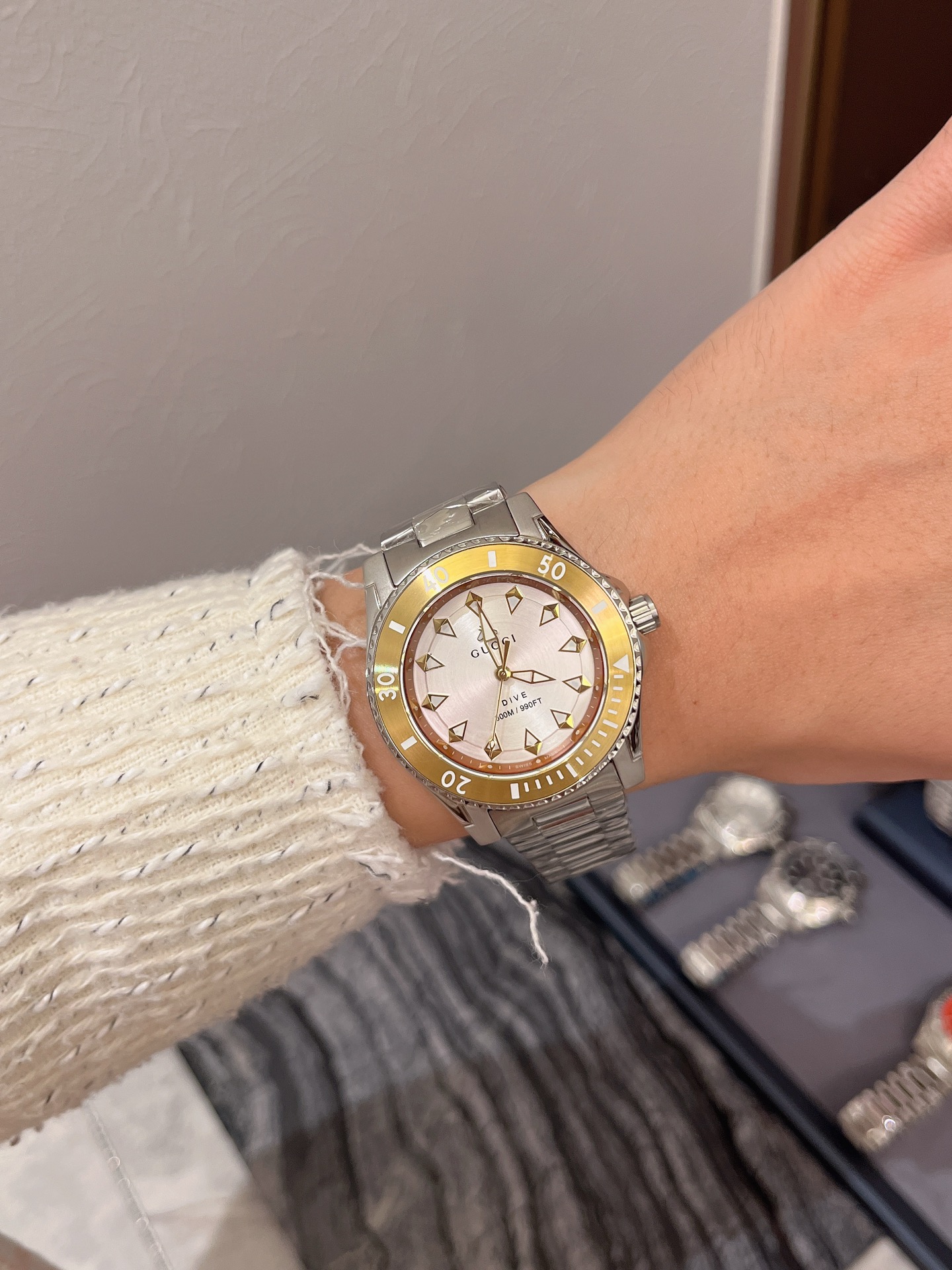 Gucci高仿DIVE系列綠面男錶 潛水防水鋼帶經典款| 7 Gucci高仿DIVE系列綠面男錶 潛水防水鋼帶經典款