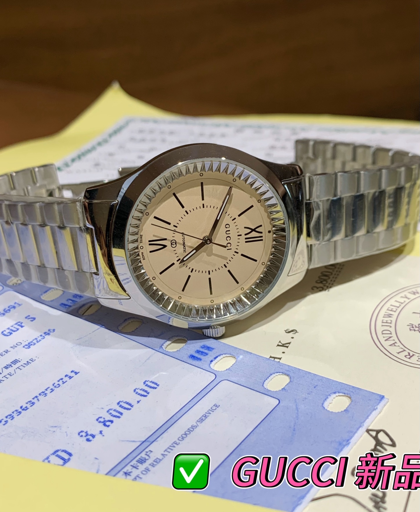 Gucci一比一男士自動機械錶 經典米金面鋼帶Timeless風格| 12 Gucci一比一男士自動機械錶 經典米金面鋼帶Timeless風格