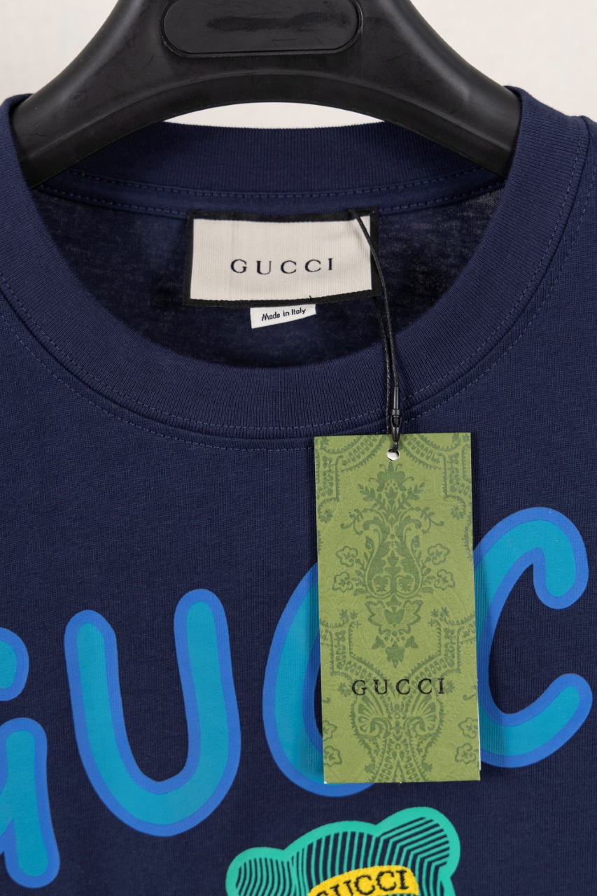 Gucci 高仿男款短袖T恤 潮流玩偶印花設計感滿滿| 12 Gucci 高仿男款短袖T恤 潮流玩偶印花設計感滿滿