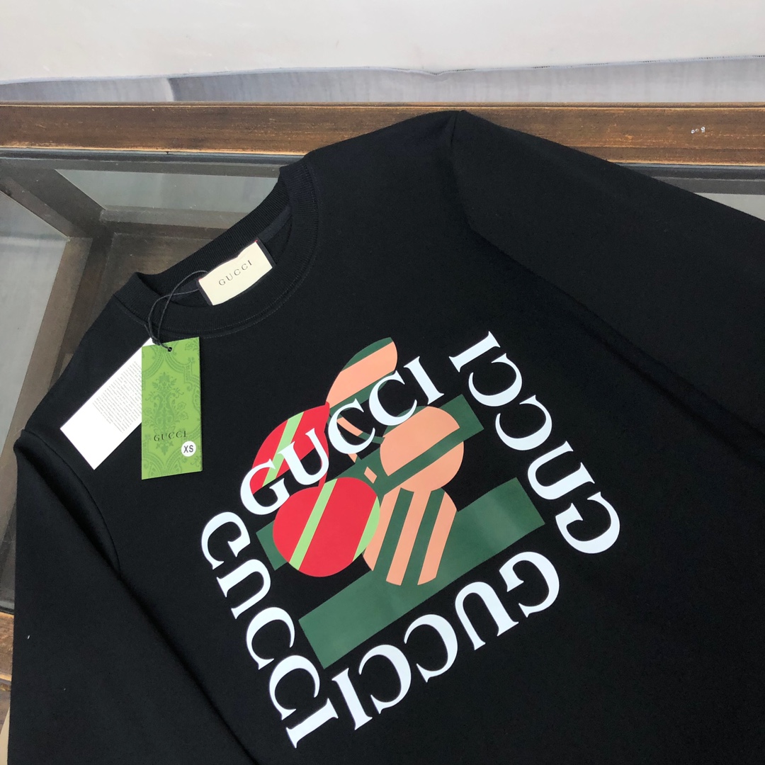 Gucci原單男士長袖棉T 立體翻轉Logo多層設計款| 12 Gucci原單男士長袖棉T 立體翻轉Logo多層設計款
