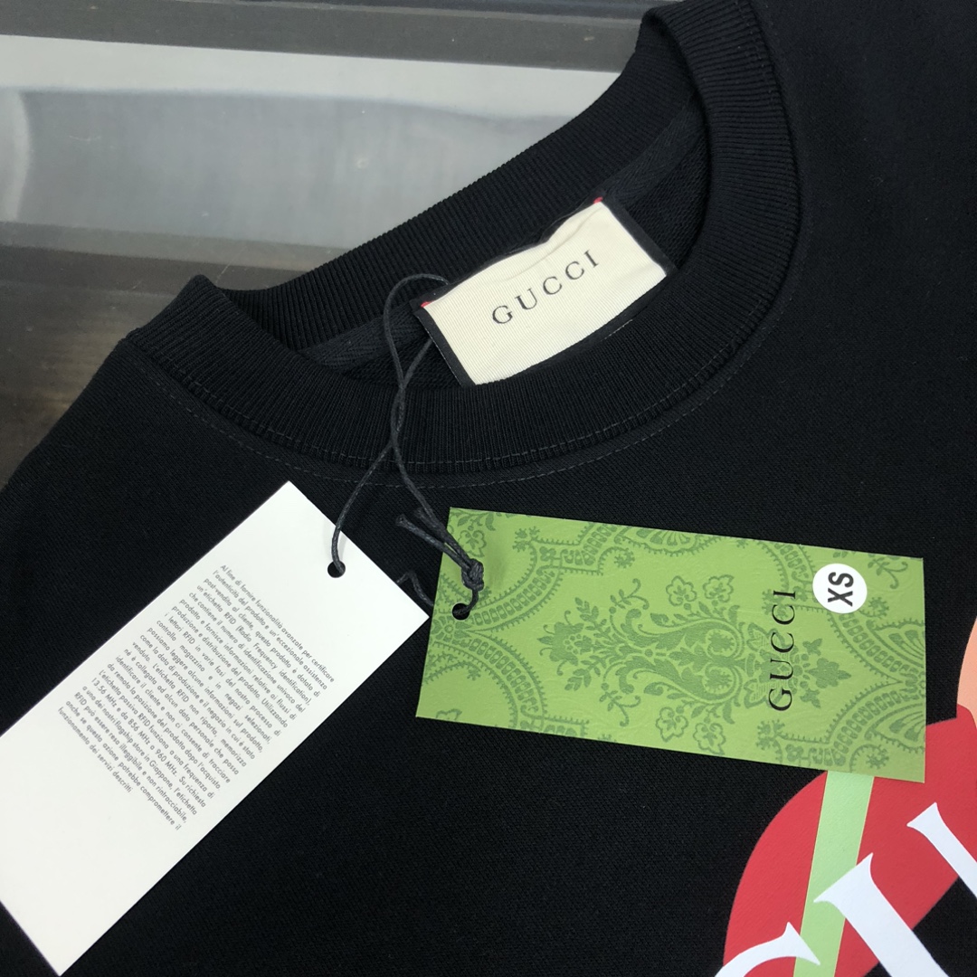Gucci原單男士長袖棉T 立體翻轉Logo多層設計款| 11 Gucci原單男士長袖棉T 立體翻轉Logo多層設計款