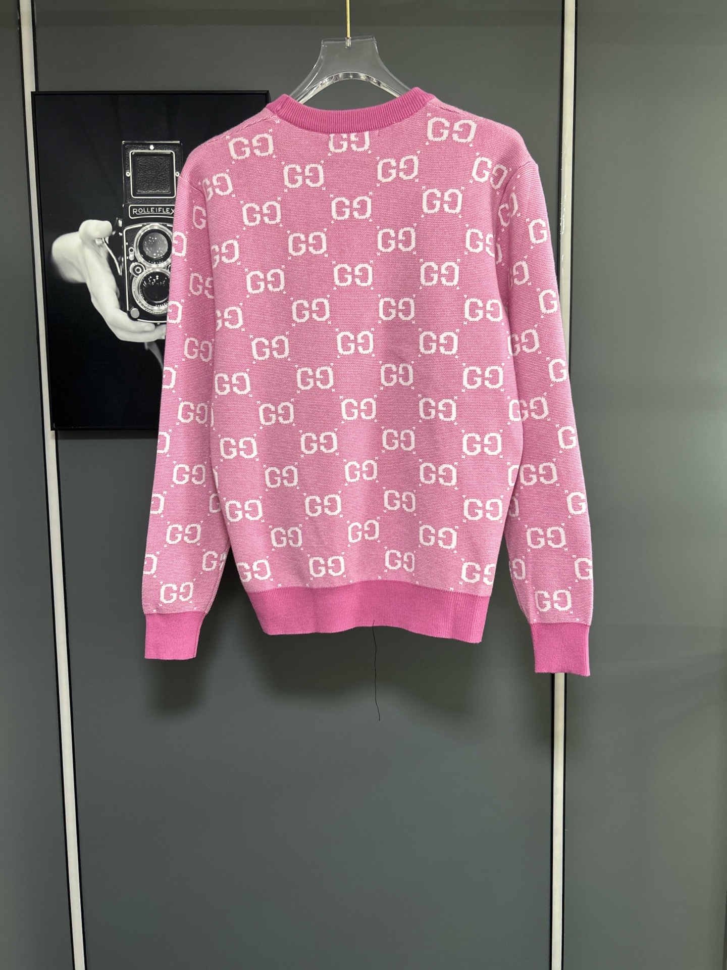 Gucci A貨針織毛衣 粉色GG滿版甜美復古百搭風格| 14 Gucci A貨針織毛衣 粉色GG滿版甜美復古百搭風格