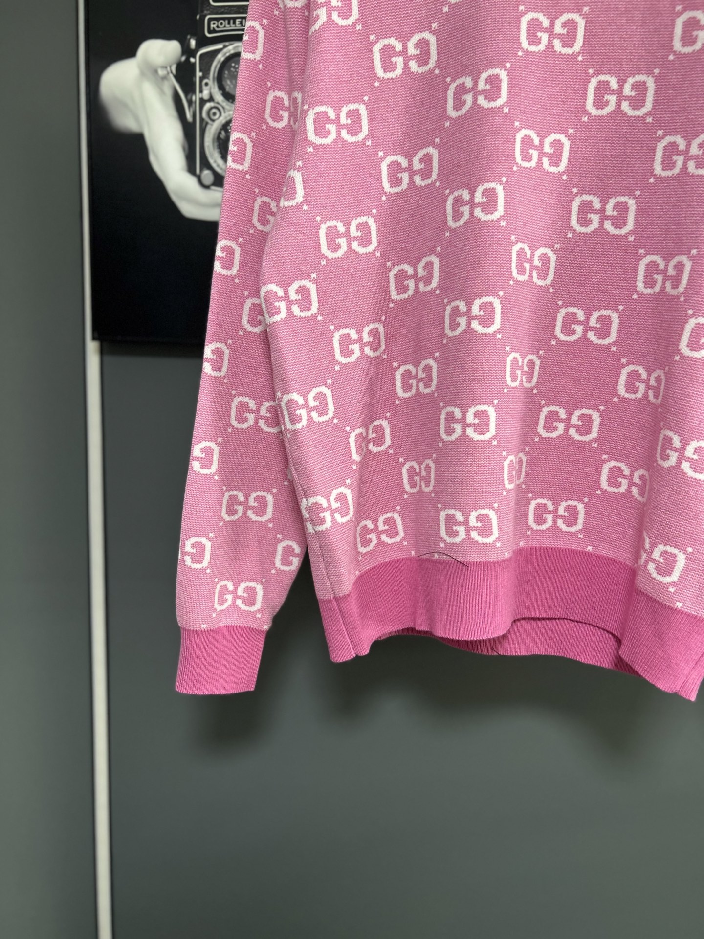 Gucci A貨針織毛衣 粉色GG滿版甜美復古百搭風格| 7 Gucci A貨針織毛衣 粉色GG滿版甜美復古百搭風格