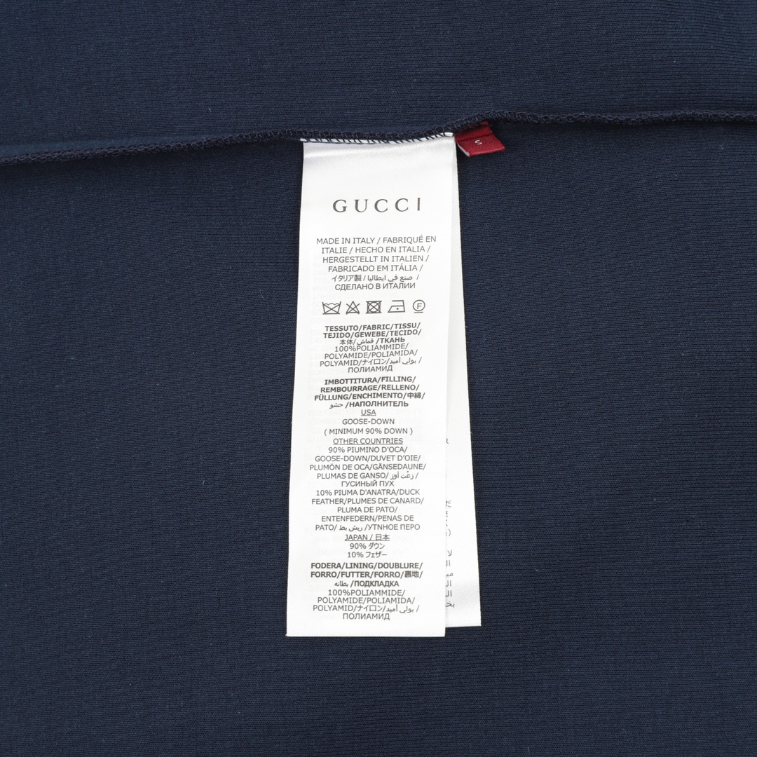 Gucci 高仿男款長袖POLO 大學風刺繡海軍藍拼色款運動感上衣| 7 Gucci 高仿男款長袖POLO 大學風刺繡海軍藍拼色款運動感上衣