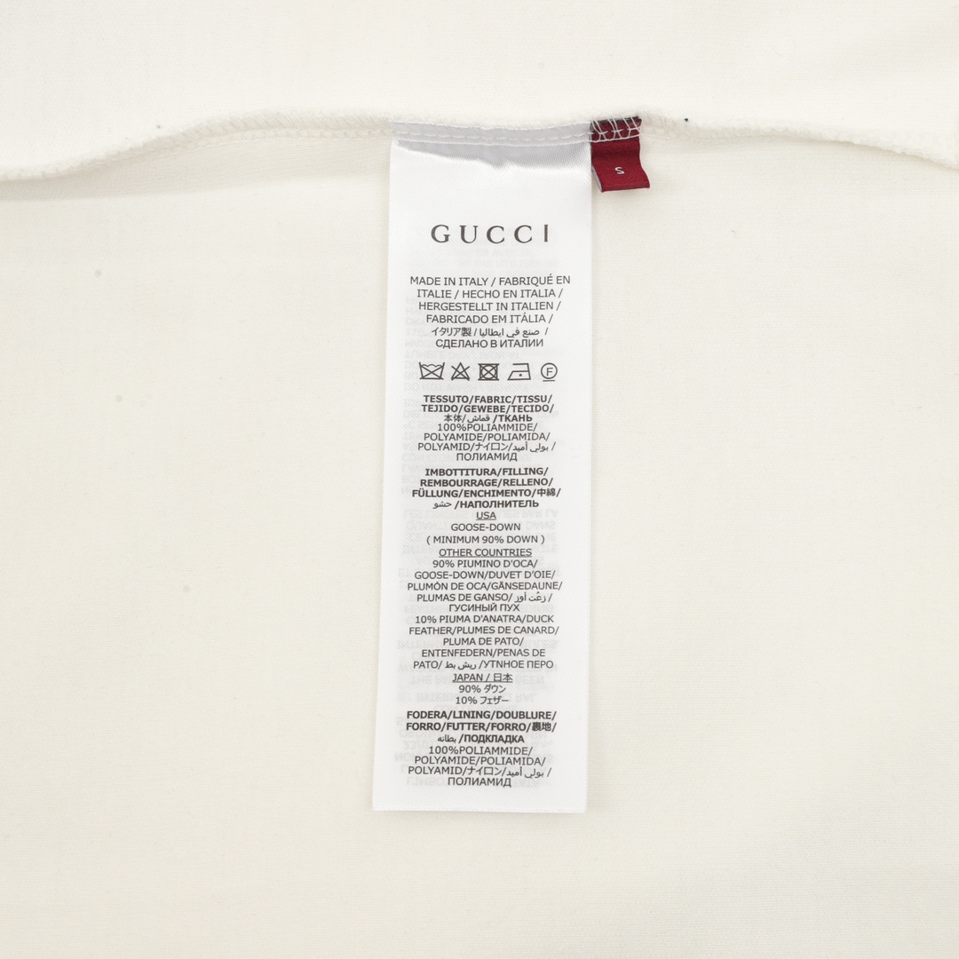 Gucci 高仿男士長袖POLO 白色大學風拼接設計 立體刺繡LOGO款| 8 Gucci 高仿男士長袖POLO 白色大學風拼接設計 立體刺繡LOGO款