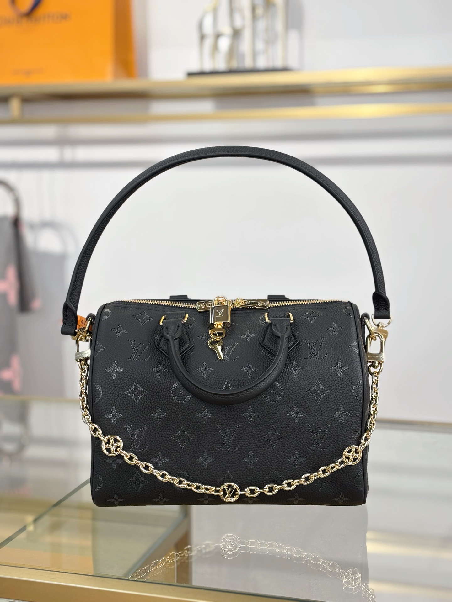 LV 老花吊飾手提包 高仿 Monogram 鏈條肩背款| 11 LV 老花吊飾手提包 高仿 Monogram 鏈條肩背款