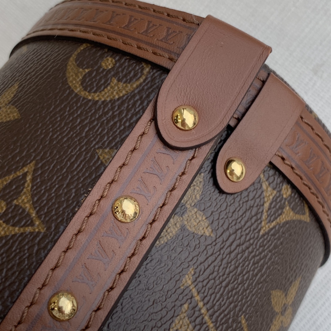 LV 老花迷你圓筒箱型包 高仿 Monogram 金扣鏈條包| 8 LV 老花迷你圓筒箱型包 高仿 Monogram 金扣鏈條包