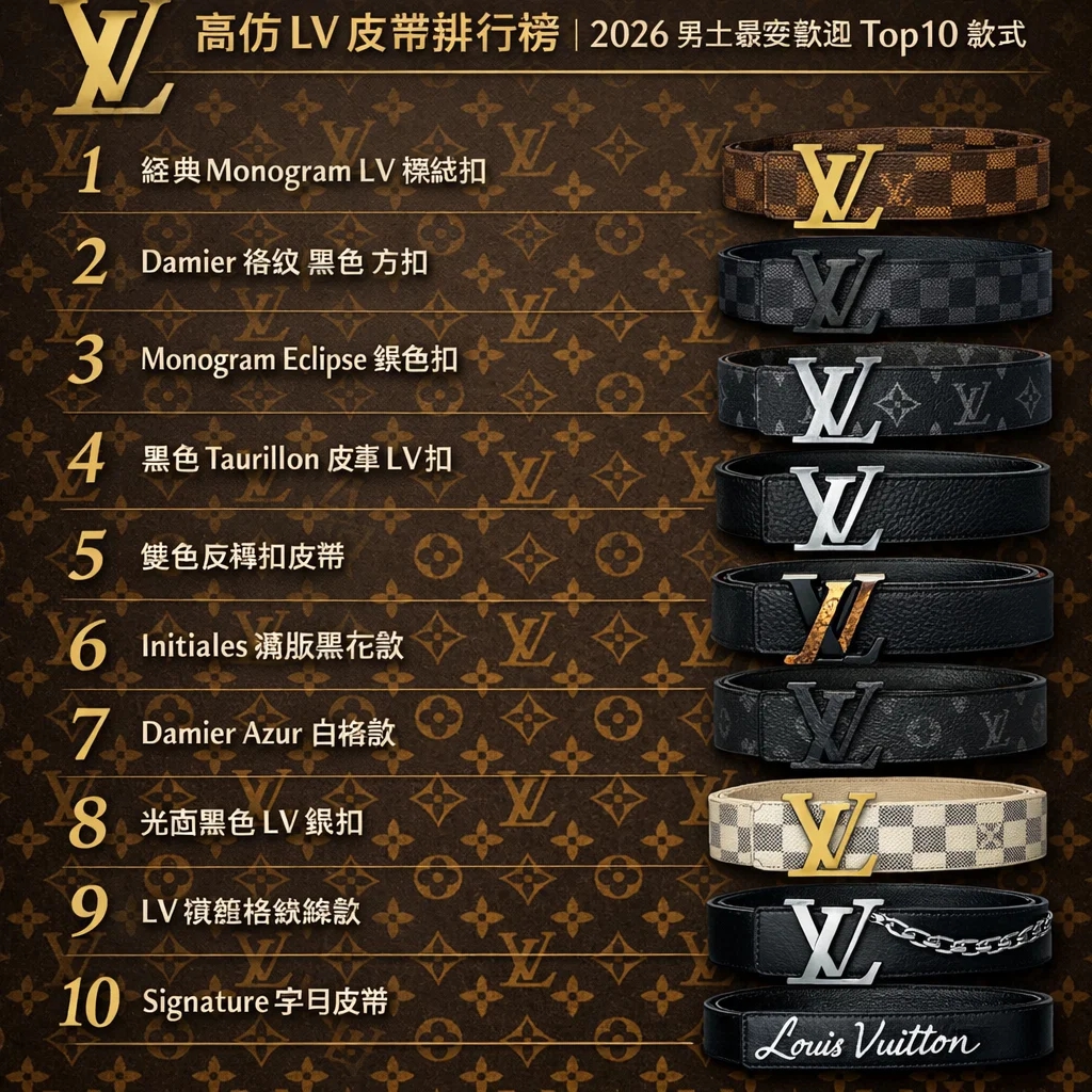 2026年高仿LV男士皮帶Top10深度觀察與工藝解析,從經典老花到小眾設計的田野筆記| 3 2026年高仿LV男士皮帶Top10深度觀察與工藝解析,從經典老花到小眾設計的田野筆記