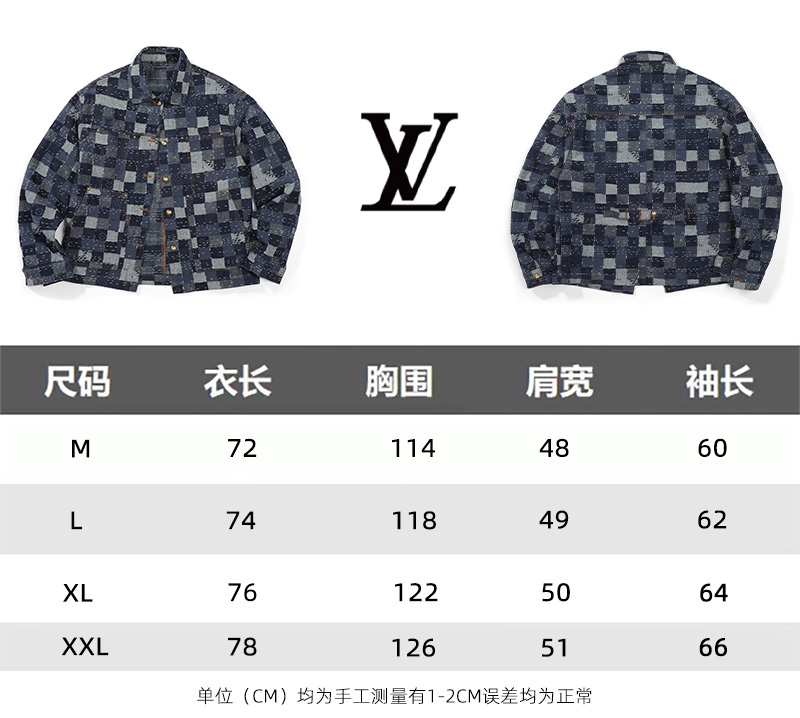 LV原單丹寧拼布外套 男款手工感補丁牛仔夾克| 15 LV原單丹寧拼布外套 男款手工感補丁牛仔夾克