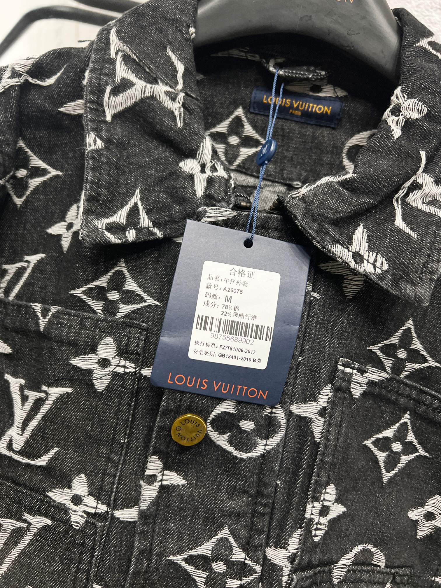 LV一比一老花丹寧外套 經典Monogram滿版圖騰設計| 11 LV一比一老花丹寧外套 經典Monogram滿版圖騰設計