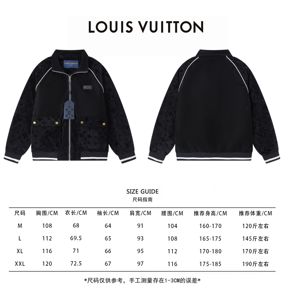 LV高仿Monogram拼接雙口袋外套 街頭機能混搭設計| 15 LV高仿Monogram拼接雙口袋外套 街頭機能混搭設計
