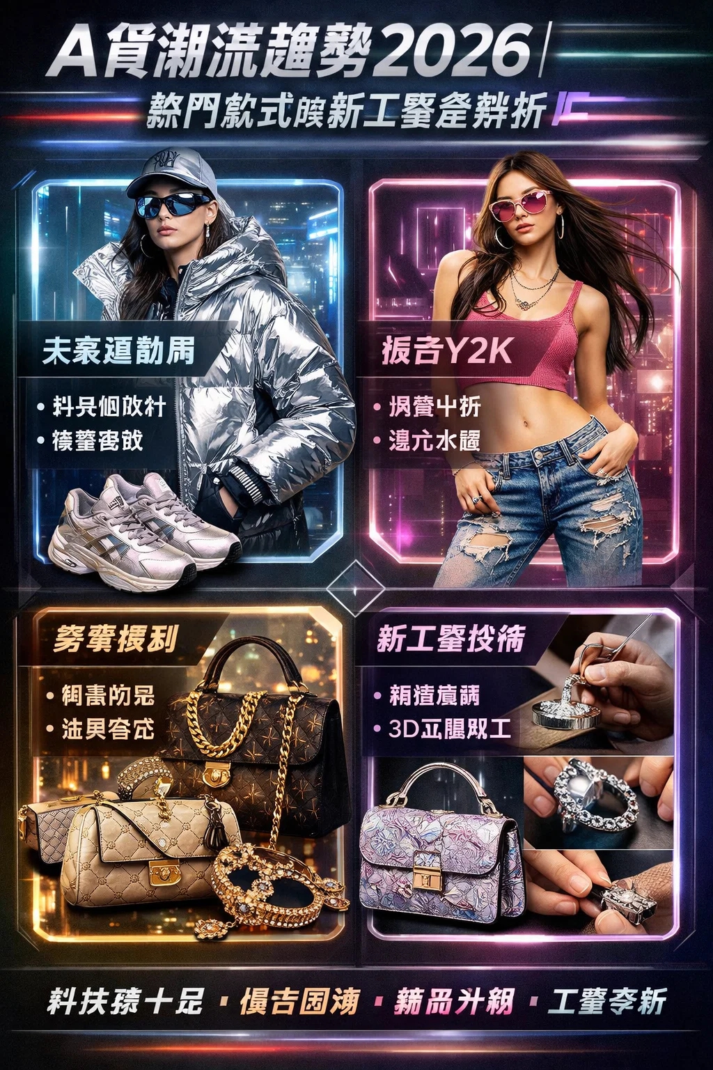 一場預見未來的工藝博弈:2026年A貨潮流趨勢深度報告,從Y2K復興到3D列印皮革的次世代對決| 2 一場預見未來的工藝博弈:2026年A貨潮流趨勢深度報告,從Y2K復興到3D列印皮革的次世代對決