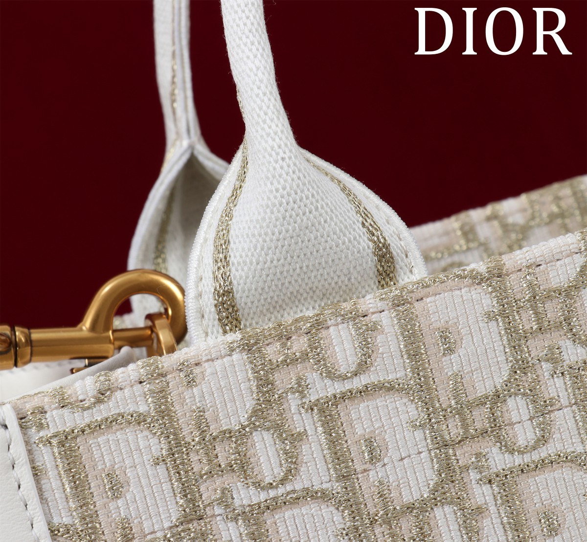 一比一Dior Book Tote 托特包 白金迷你老花刺繡| 9 一比一Dior Book Tote 托特包 白金迷你老花刺繡