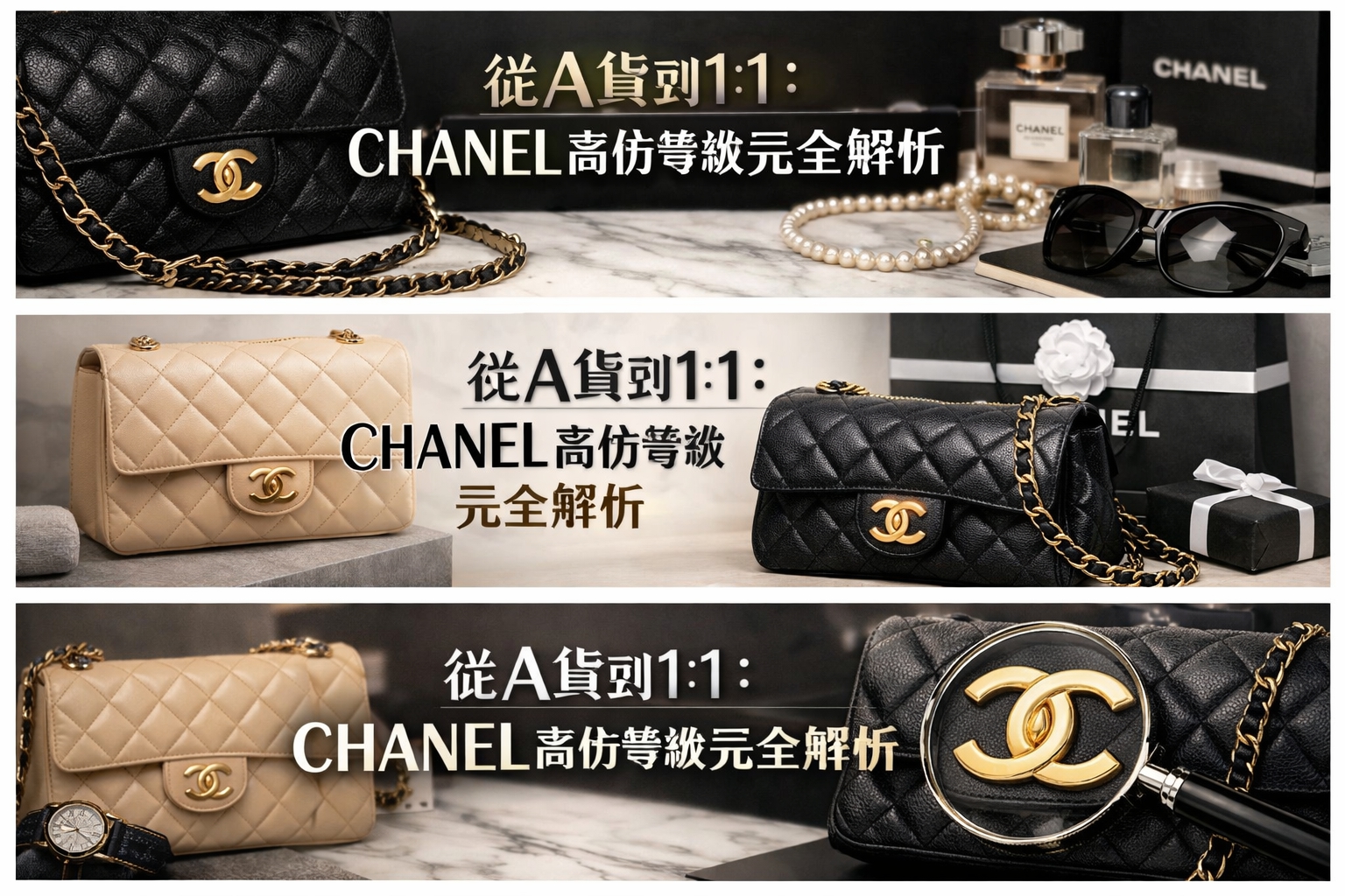 從A貨到1:1：CHANEL高仿等級完全解析，揭開市場分級背後的工藝真相與選購邏輯
