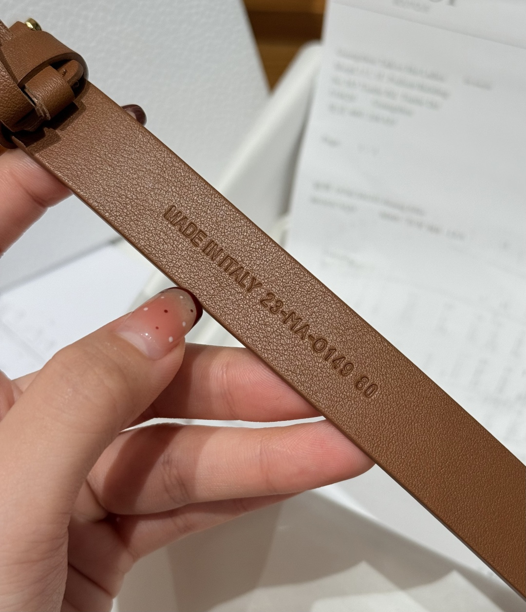 Dior 一比一女士皮帶 金扣設計焦糖棕皮革 穿搭首選| 7 Dior 一比一女士皮帶 金扣設計焦糖棕皮革 穿搭首選