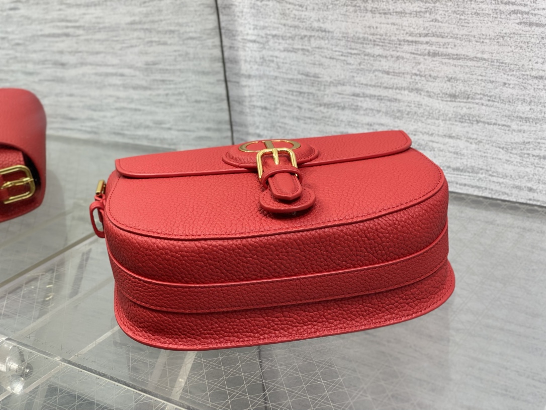 Dior A貨紅色Bobby半月包 女士款實搭配件 細節對標專櫃| 9 Dior A貨紅色Bobby半月包 女士款實搭配件 細節對標專櫃