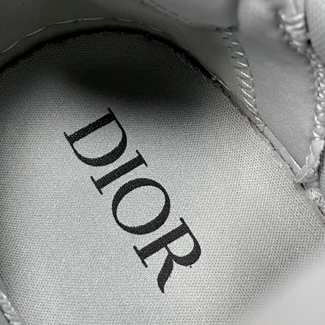 Dior 精品仿製男士灰色花呢休閒鞋 素色低調風格 高級街頭感| 9 Dior 精品仿製男士灰色花呢休閒鞋 素色低調風格 高級街頭感