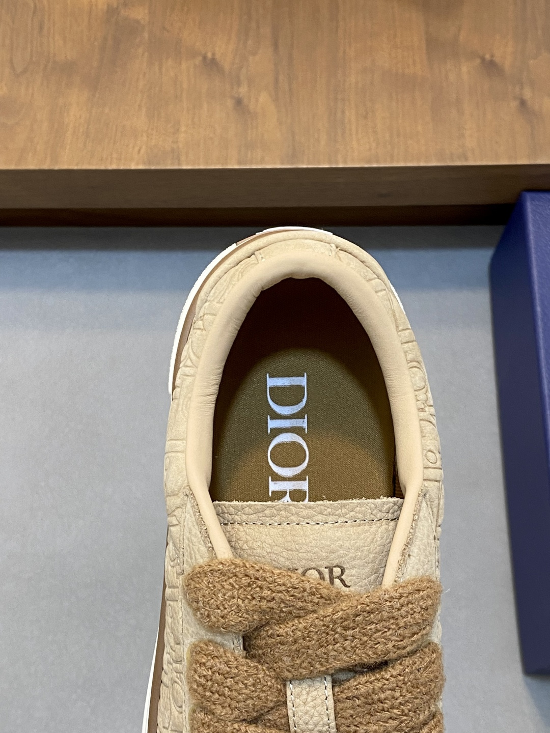 Dior A貨 米色休閒鞋 男士簡約紋理設計 舒適耐穿日常款| 9 Dior A貨 米色休閒鞋 男士簡約紋理設計 舒適耐穿日常款