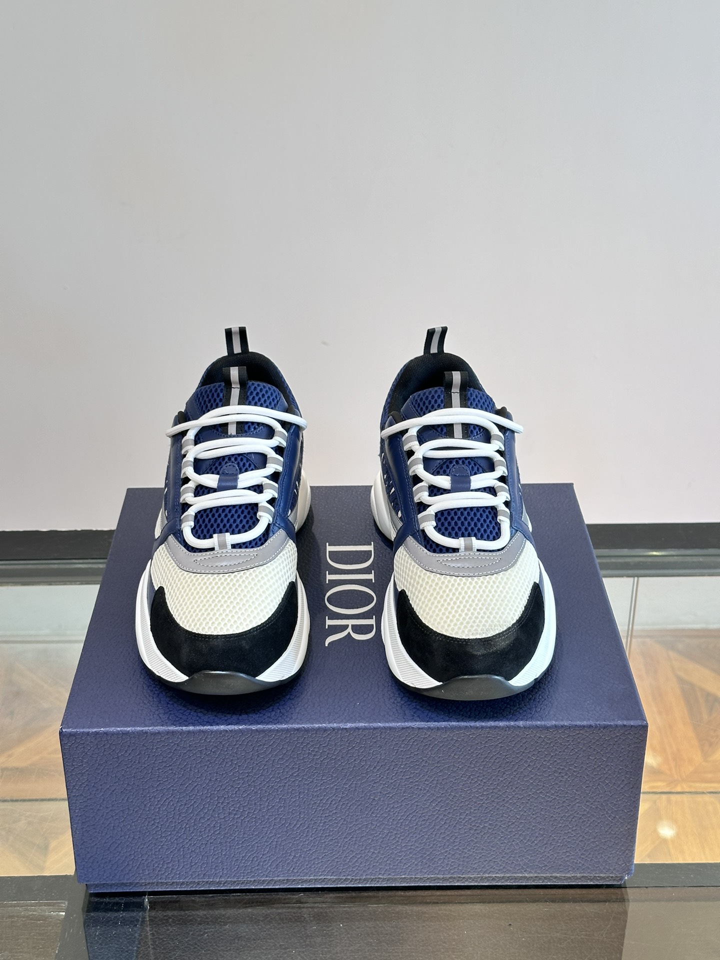 Dior 一比一男士輕量運動鞋 藍白配色透氣設計 百搭上班族休閒鞋款| 14 Dior 一比一男士輕量運動鞋 藍白配色透氣設計 百搭上班族休閒鞋款
