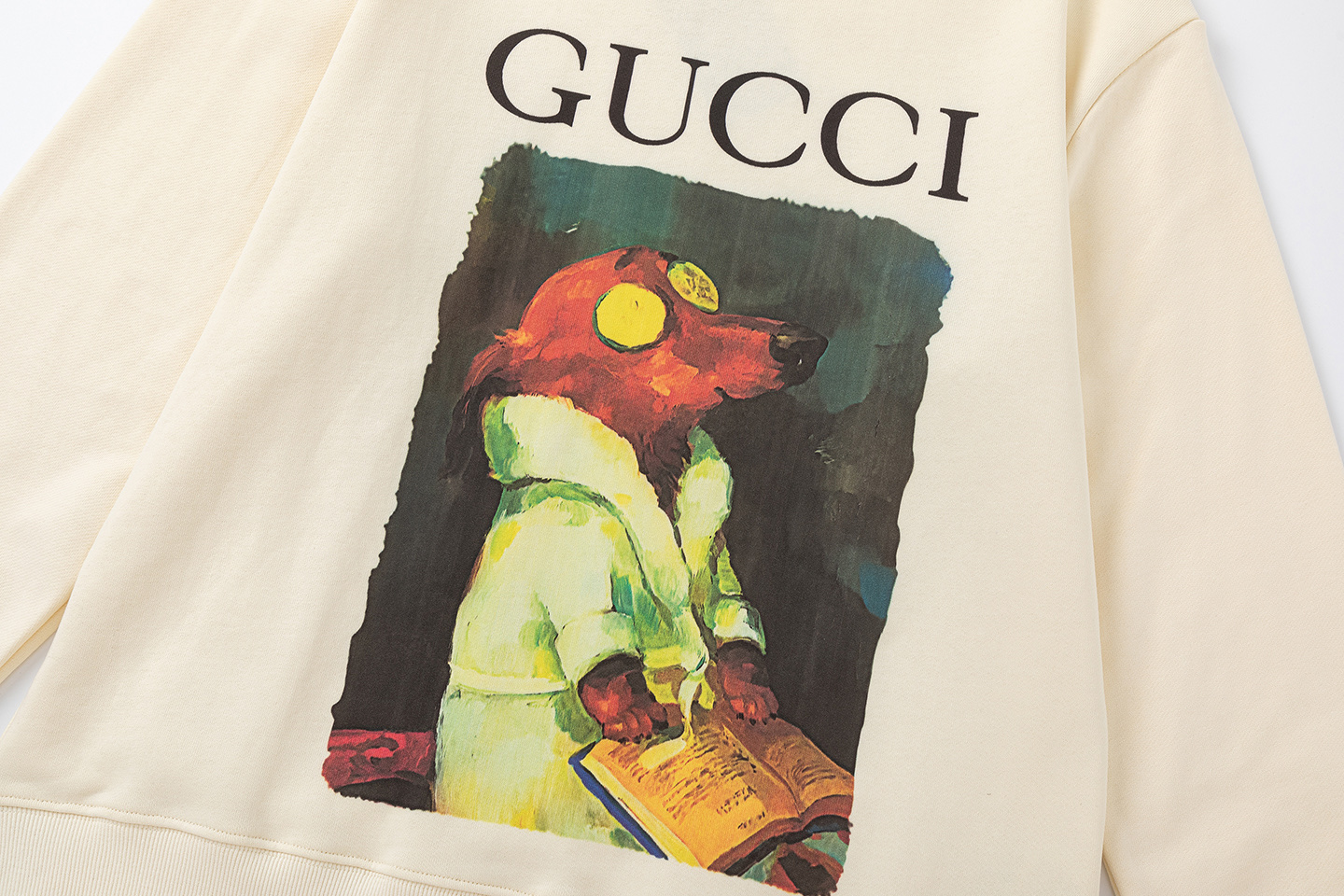 Gucci 原單插畫長袖 睡袍狗狗圖案設計 愜意質感風格| 14 Gucci 原單插畫長袖 睡袍狗狗圖案設計 愜意質感風格