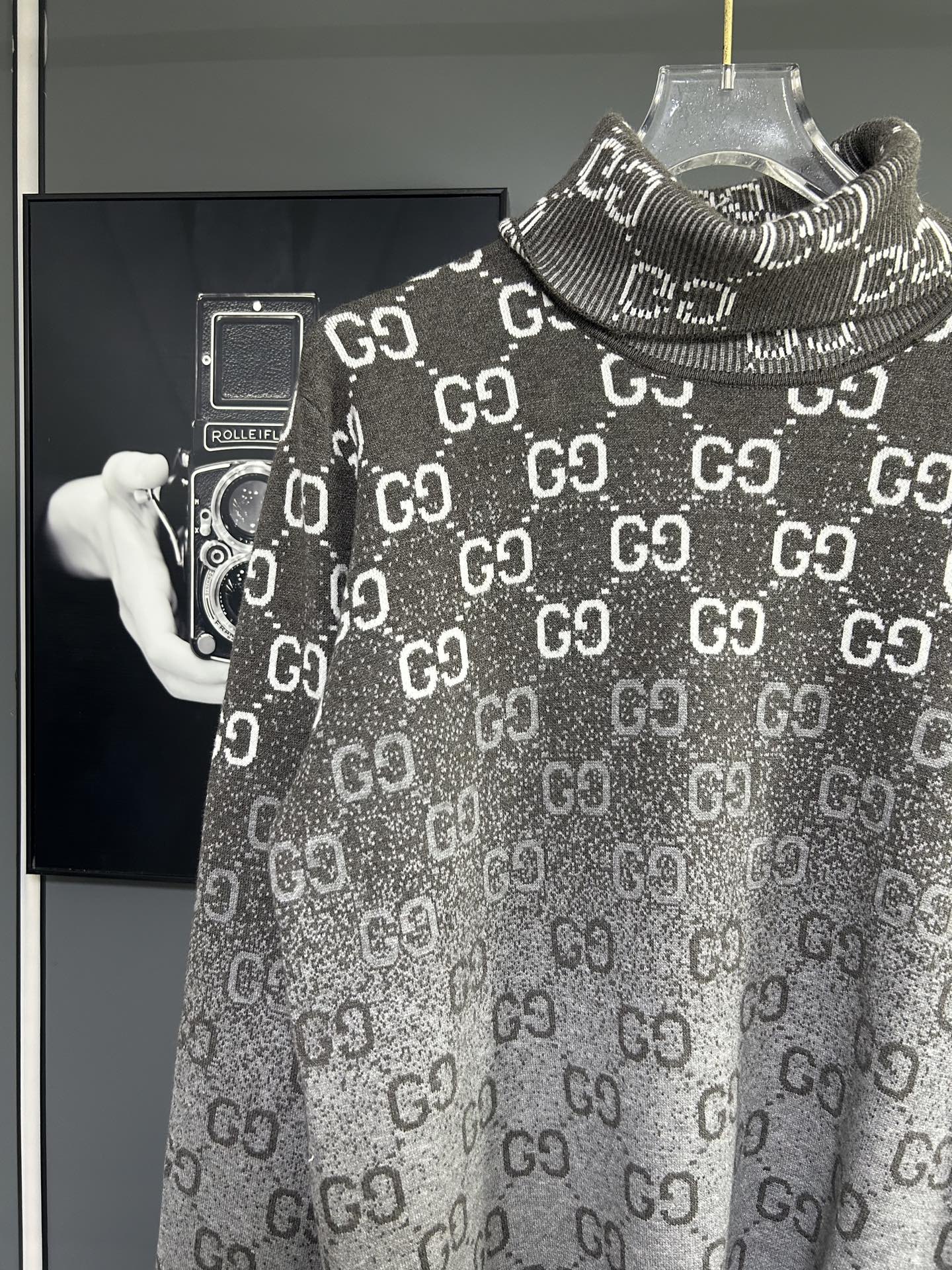 Gucci 高仿男士高領毛衣 GG漸層針織設計 冬季精品必備款| 12 Gucci 高仿男士高領毛衣 GG漸層針織設計 冬季精品必備款