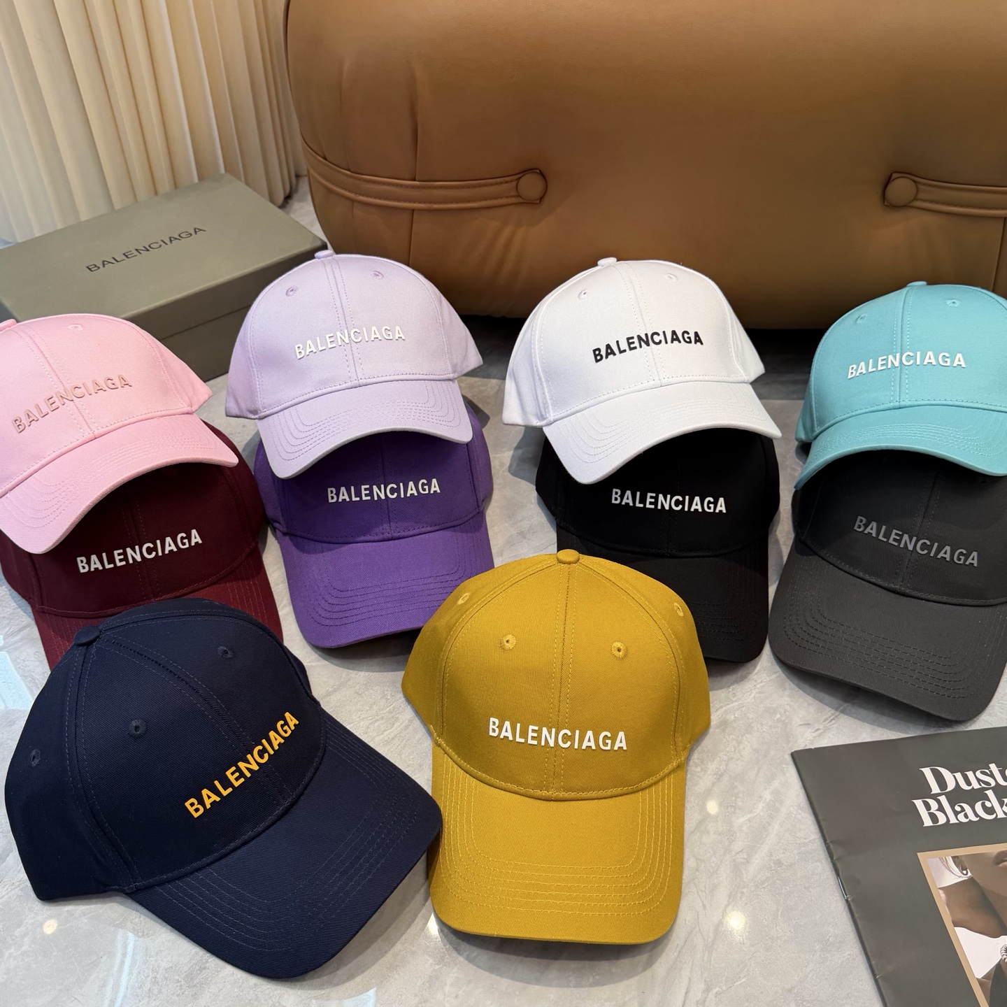 BALENCIAGA 原單 男款 LOGO刺繡棒球帽 薄荷綠潮流帽| 7 BALENCIAGA 原單 男款 LOGO刺繡棒球帽 薄荷綠潮流帽
