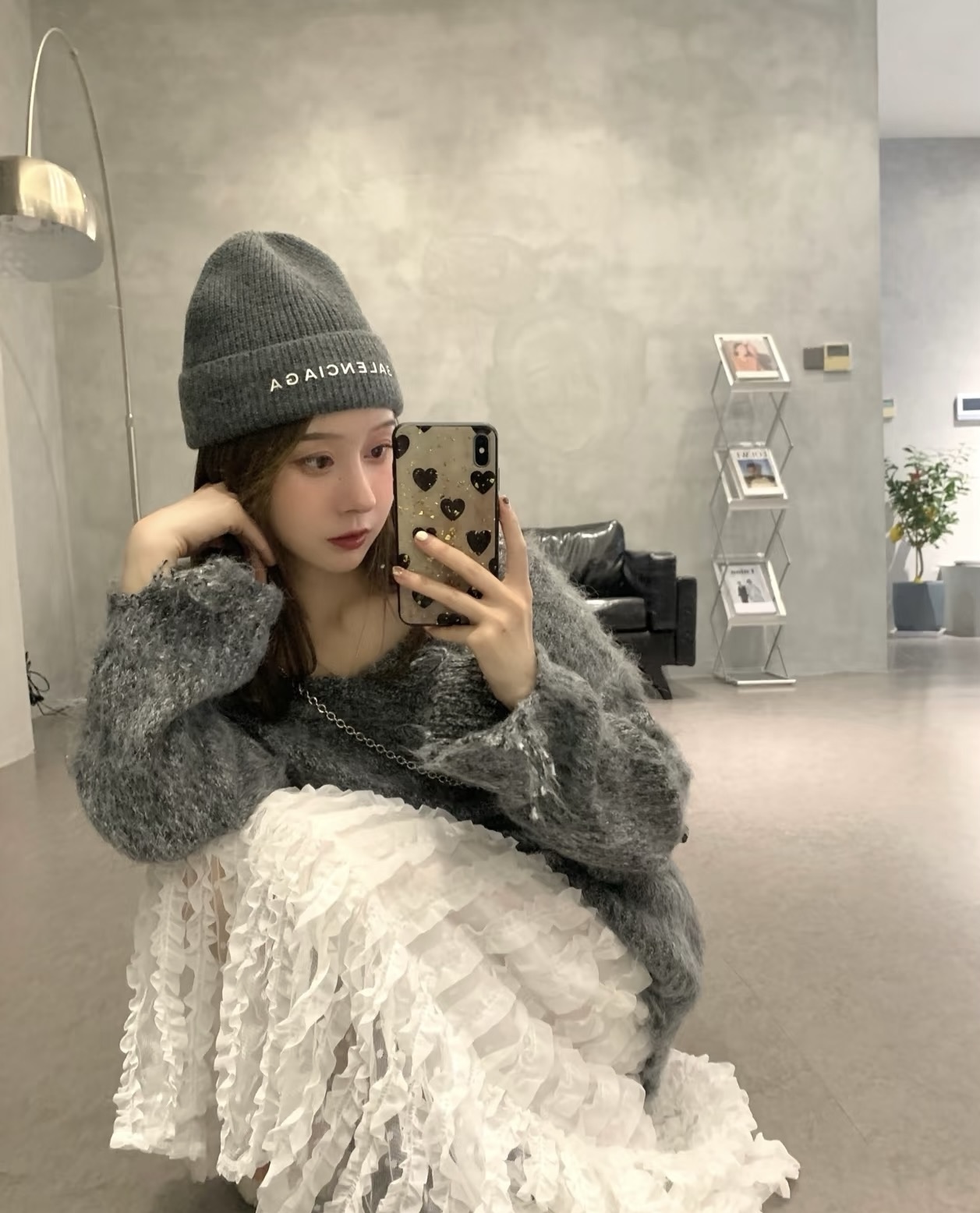 BALENCIAGA 高仿 男女款 LOGO針織毛帽 冬季保暖帽| 13 BALENCIAGA 高仿 男女款 LOGO針織毛帽 冬季保暖帽