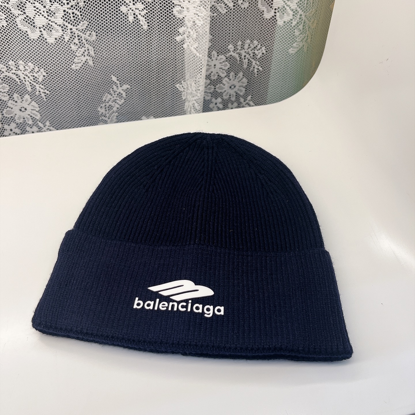 BALENCIAGA 高仿 男女款 LOGO針織短帽 冬季潮流帽| 11 BALENCIAGA 高仿 男女款 LOGO針織短帽 冬季潮流帽