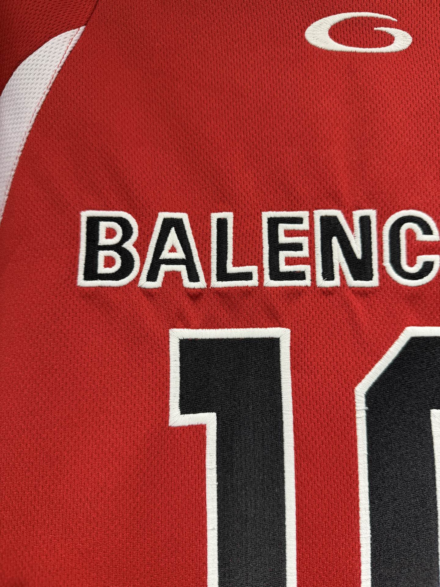 Balenciaga 一比一 男款 數字10運動長袖球衣 紅色復古運動風| 11 Balenciaga 一比一 男款 數字10運動長袖球衣 紅色復古運動風