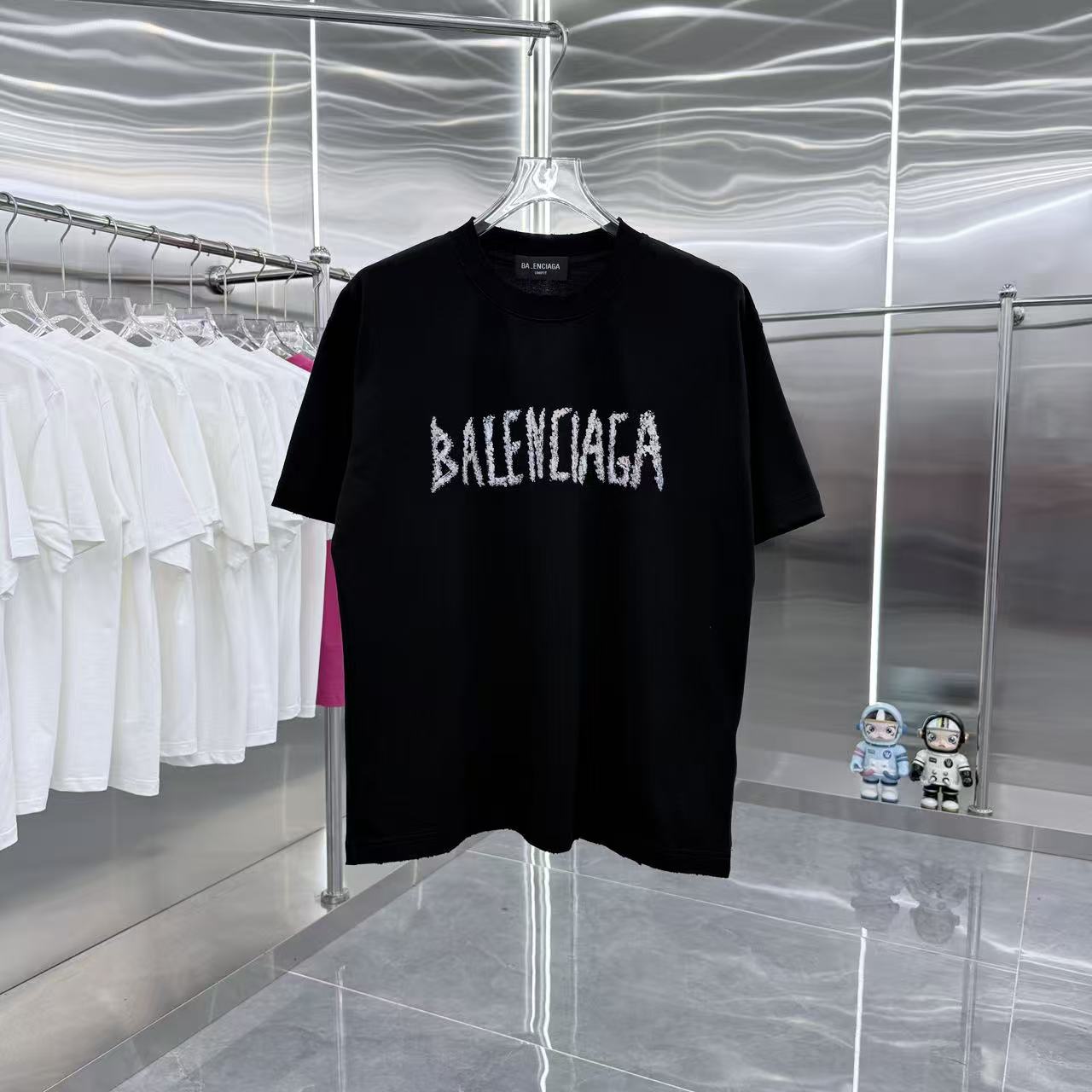 Balenciaga 原單 男款 字母Logo短袖T恤 潮流街頭版型