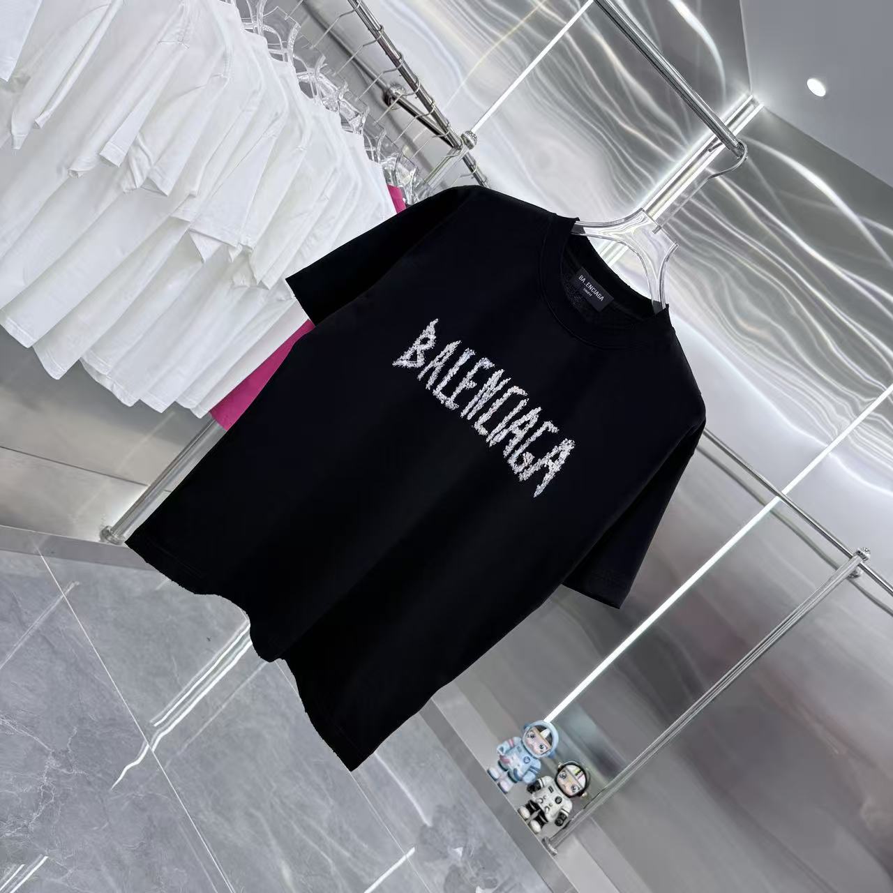 Balenciaga 原單 男款 字母Logo短袖T恤 潮流街頭版型| 13 Balenciaga 原單 男款 字母Logo短袖T恤 潮流街頭版型