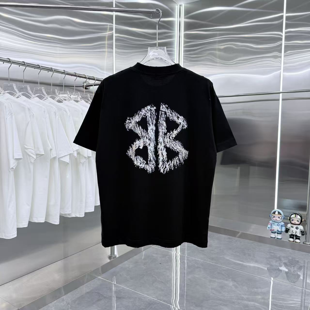 Balenciaga 原單 男款 字母Logo短袖T恤 潮流街頭版型| 8 Balenciaga 原單 男款 字母Logo短袖T恤 潮流街頭版型