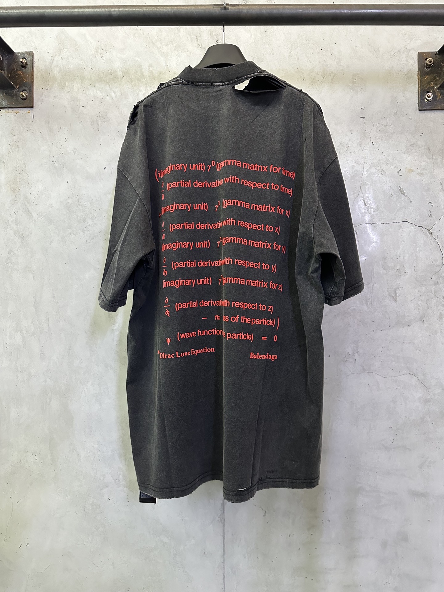 Balenciaga A貨 男款 水洗復古印花短袖T恤 寬鬆街頭風| 14 Balenciaga A貨 男款 水洗復古印花短袖T恤 寬鬆街頭風