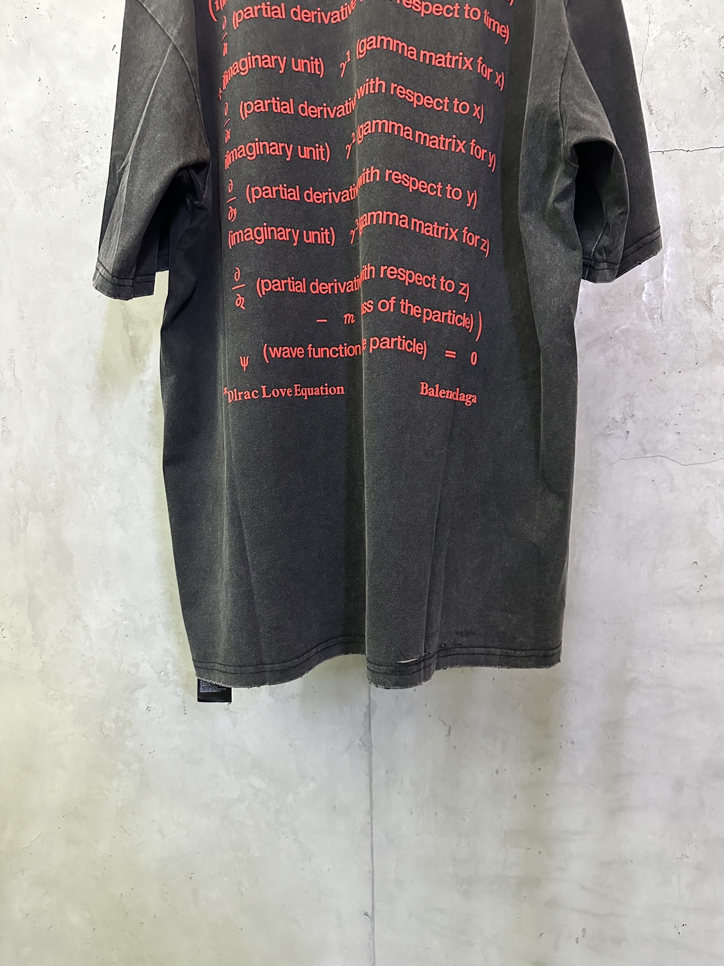 Balenciaga A貨 男款 水洗復古印花短袖T恤 寬鬆街頭風| 10 Balenciaga A貨 男款 水洗復古印花短袖T恤 寬鬆街頭風