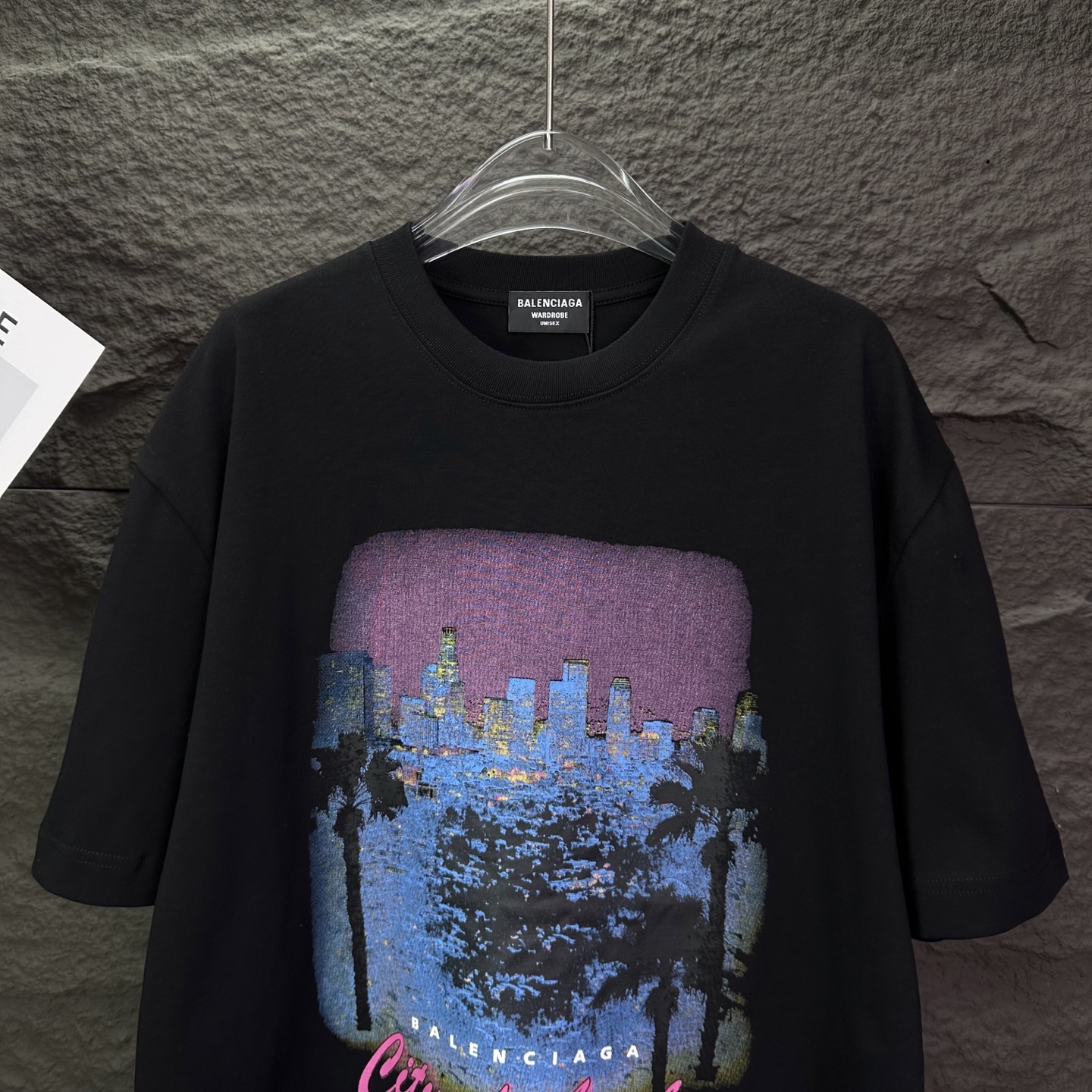 Balenciaga 高仿 男款 城市印花短袖T恤 潮流寬鬆款| 10 Balenciaga 高仿 男款 城市印花短袖T恤 潮流寬鬆款