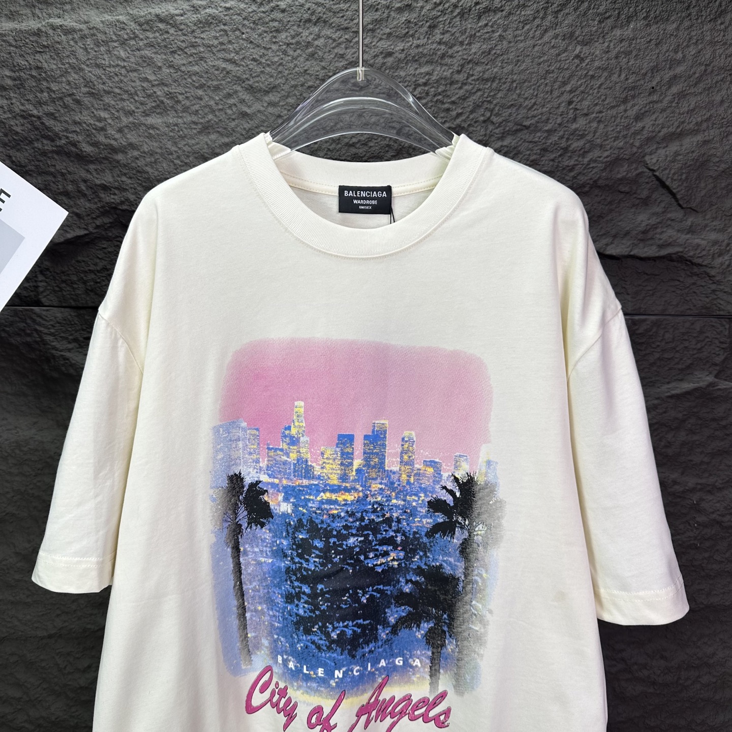 Balenciaga 一比一 男款 城市圖案短袖T恤 潮流寬鬆版| 11 Balenciaga 一比一 男款 城市圖案短袖T恤 潮流寬鬆版