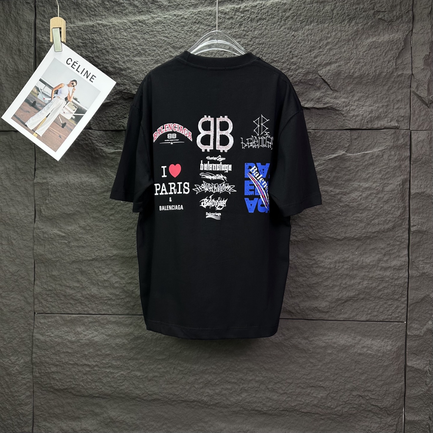 Balenciaga 原單 男款 多Logo印花短袖T恤 潮流寬鬆款| 14 Balenciaga 原單 男款 多Logo印花短袖T恤 潮流寬鬆款