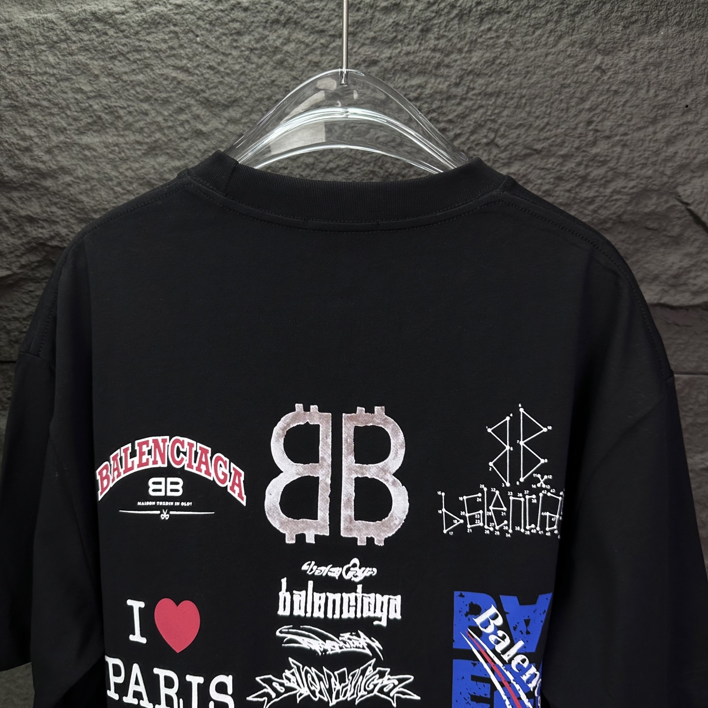 Balenciaga 原單 男款 多Logo印花短袖T恤 潮流寬鬆款| 8 Balenciaga 原單 男款 多Logo印花短袖T恤 潮流寬鬆款
