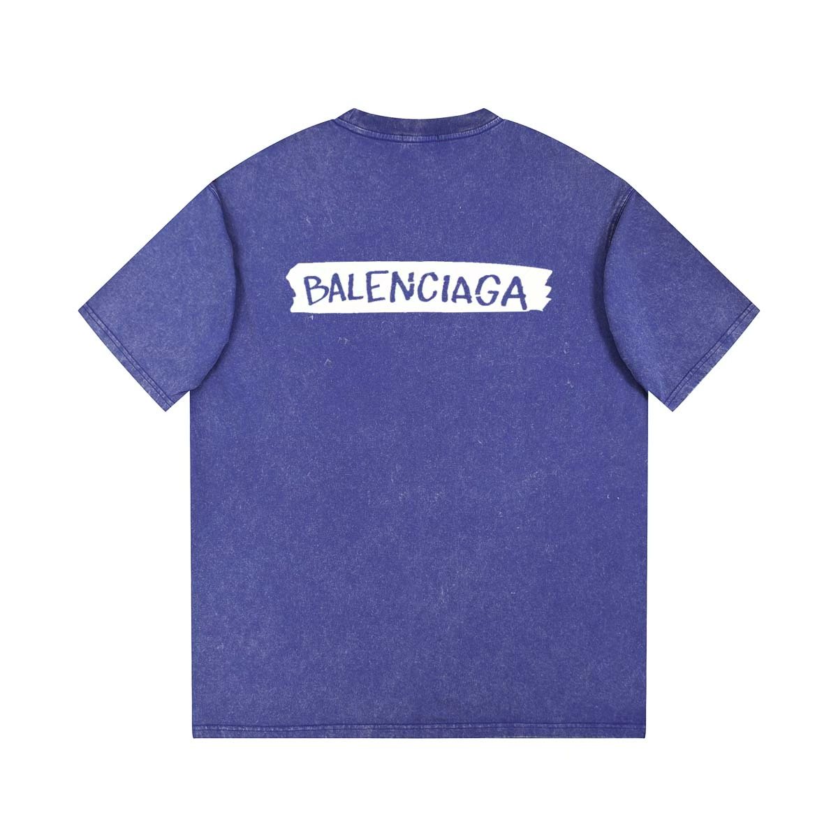 Balenciaga 高仿 男款 水洗Logo短袖T恤 復古街頭風| 14 Balenciaga 高仿 男款 水洗Logo短袖T恤 復古街頭風
