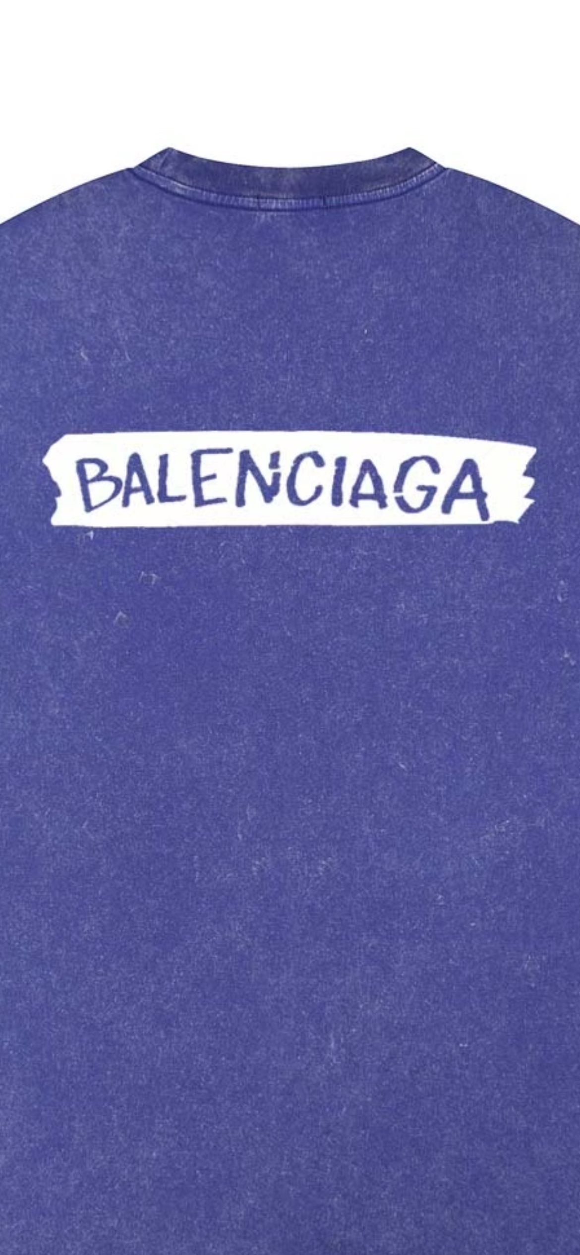Balenciaga 高仿 男款 水洗Logo短袖T恤 復古街頭風| 12 Balenciaga 高仿 男款 水洗Logo短袖T恤 復古街頭風