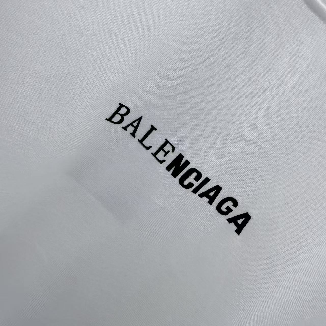 Balenciaga 原單 男款簡約LOGO短袖T恤 經典百搭潮流上衣| 9 Balenciaga 原單 男款簡約LOGO短袖T恤 經典百搭潮流上衣