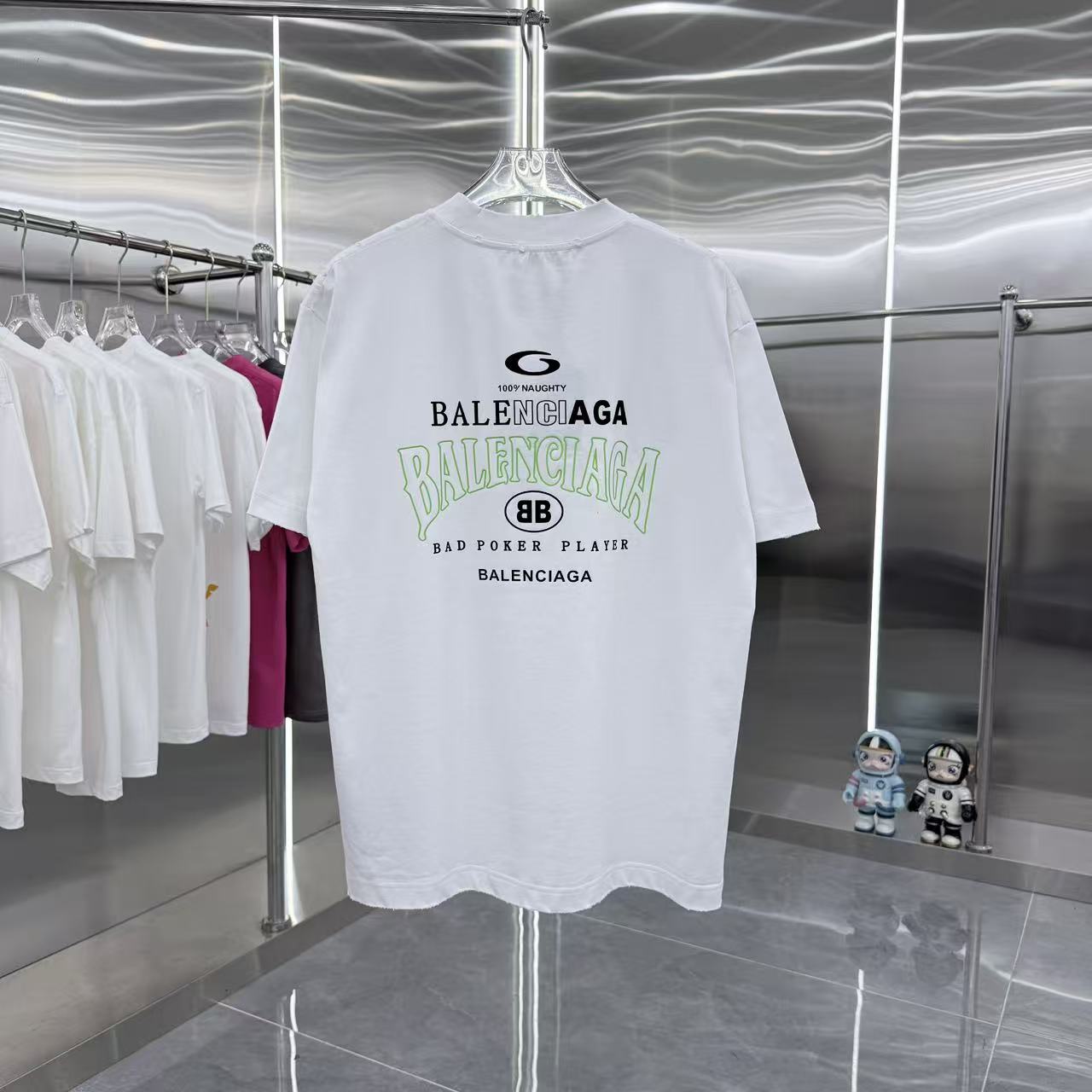 Balenciaga 原單 男款簡約LOGO短袖T恤 經典百搭潮流上衣| 8 Balenciaga 原單 男款簡約LOGO短袖T恤 經典百搭潮流上衣