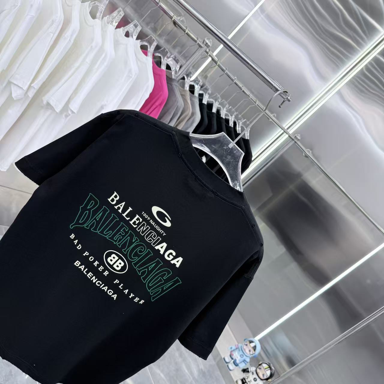 Balenciaga A貨 男款字母印花短袖T恤 時尚街頭風格上衣| 7 Balenciaga A貨 男款字母印花短袖T恤 時尚街頭風格上衣