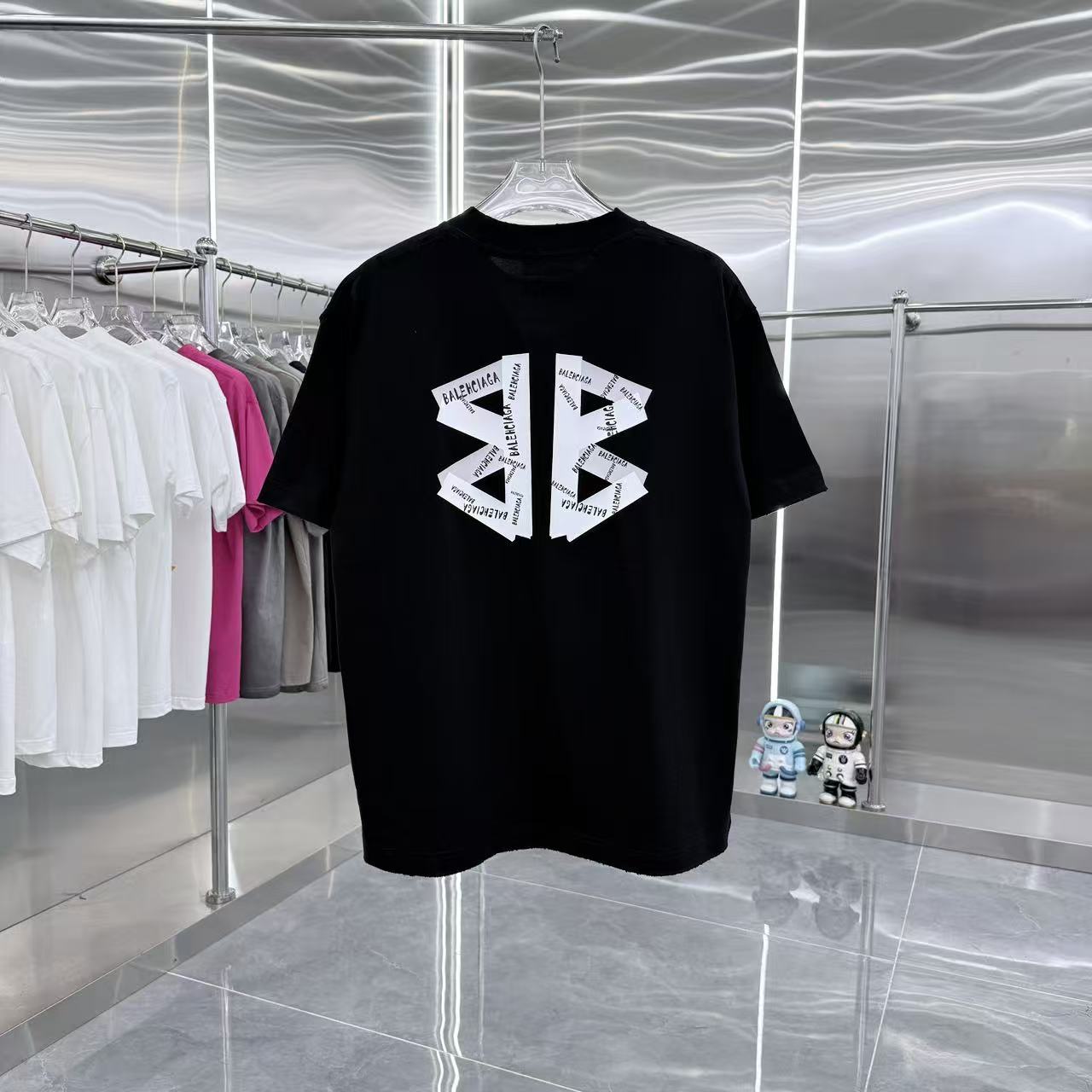 Balenciaga A貨 男款五角星短袖T恤 經典潮流百搭上衣| 8 Balenciaga A貨 男款五角星短袖T恤 經典潮流百搭上衣