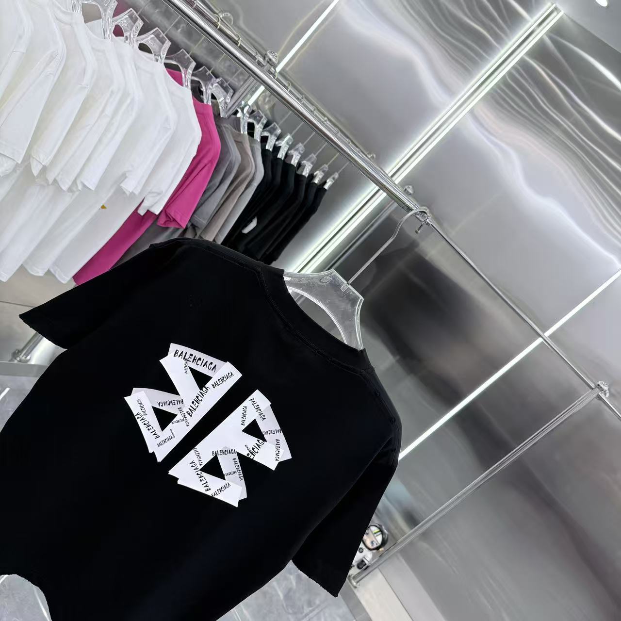 Balenciaga A貨 男款五角星短袖T恤 經典潮流百搭上衣| 7 Balenciaga A貨 男款五角星短袖T恤 經典潮流百搭上衣