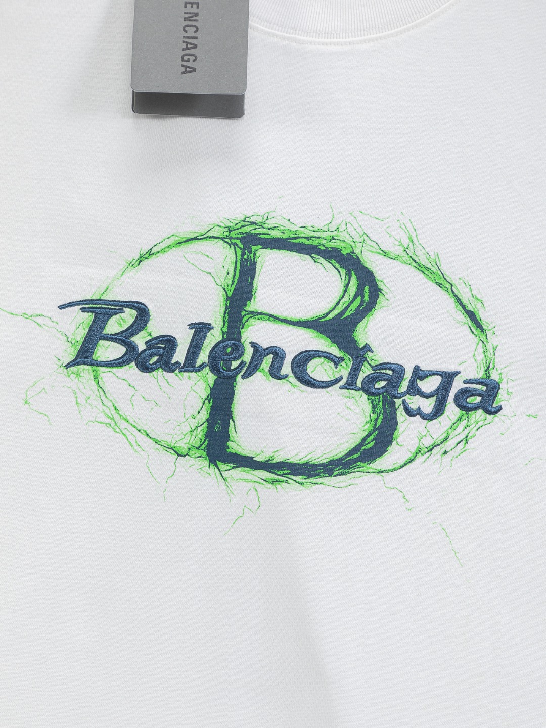 Balenciaga 高仿閃電B字母印花短袖T恤 潮流寬鬆男女同款| 10 Balenciaga 高仿閃電B字母印花短袖T恤 潮流寬鬆男女同款