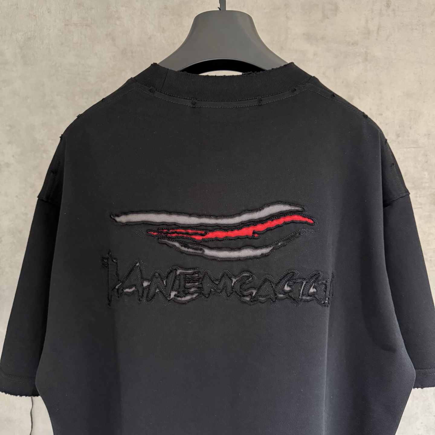 Balenciaga 一比一極簡刺繡Logo寬鬆短袖T恤 潮流百搭款| 12 Balenciaga 一比一極簡刺繡Logo寬鬆短袖T恤 潮流百搭款