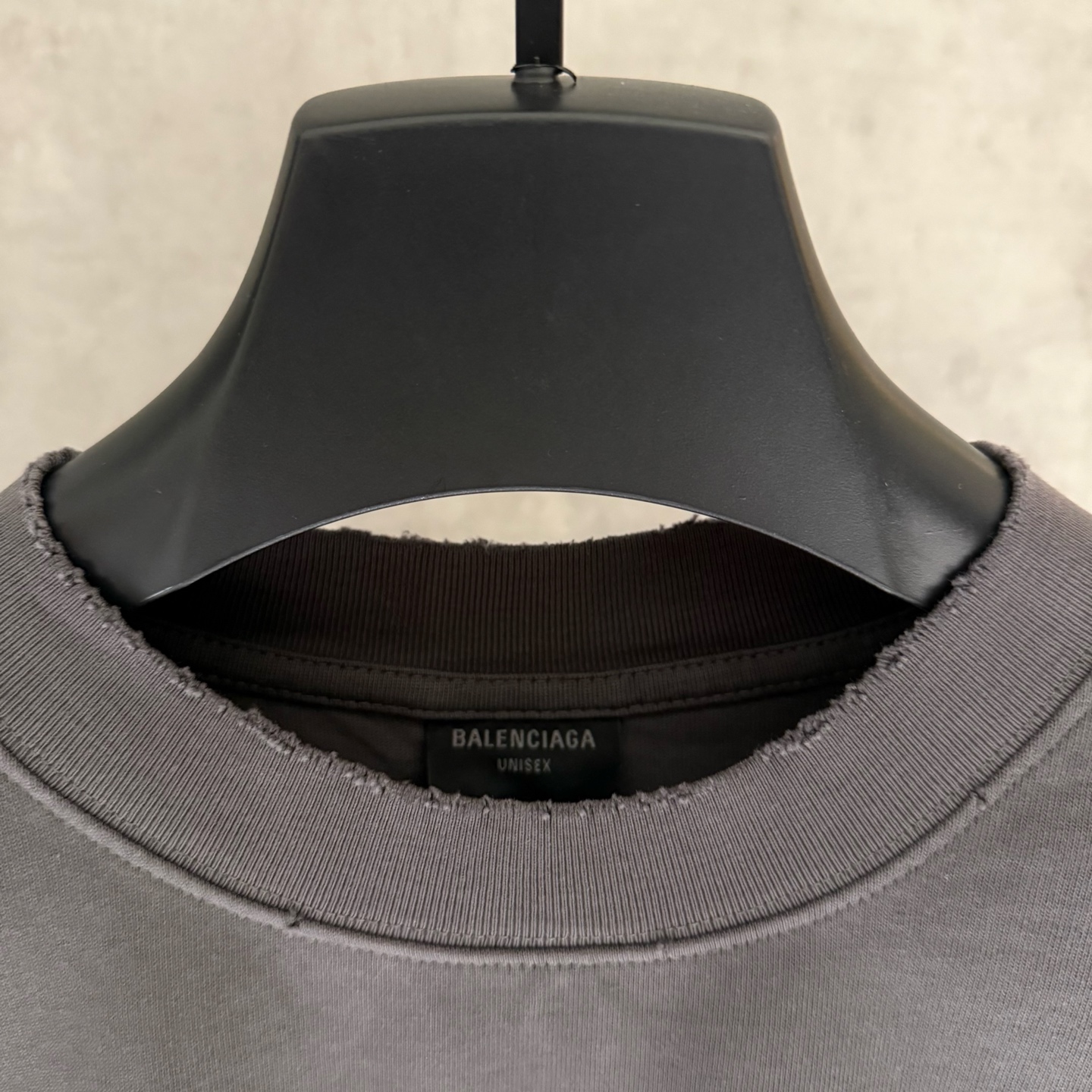 Balenciaga 原單簡約刺繡Logo短袖T恤 灰色潮流寬鬆版| 11 Balenciaga 原單簡約刺繡Logo短袖T恤 灰色潮流寬鬆版