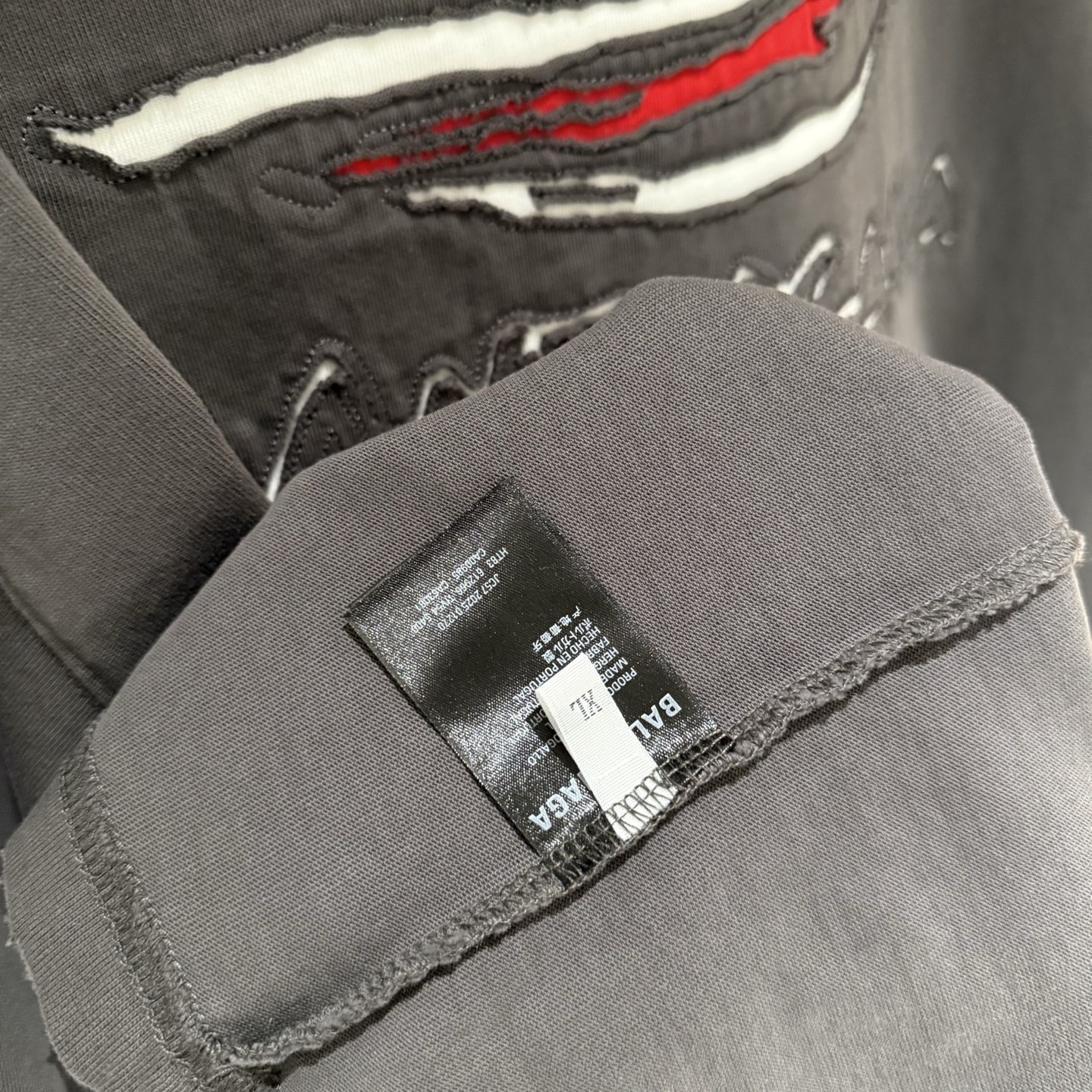 Balenciaga 原單簡約刺繡Logo短袖T恤 灰色潮流寬鬆版| 8 Balenciaga 原單簡約刺繡Logo短袖T恤 灰色潮流寬鬆版