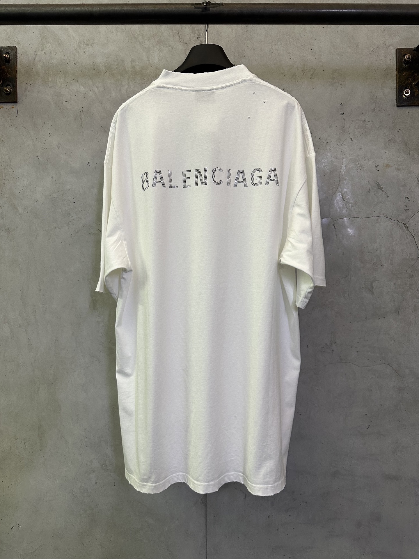 Balenciaga A貨 男款藍色圖案Logo短袖T恤 街頭潮流款| 14 Balenciaga A貨 男款藍色圖案Logo短袖T恤 街頭潮流款